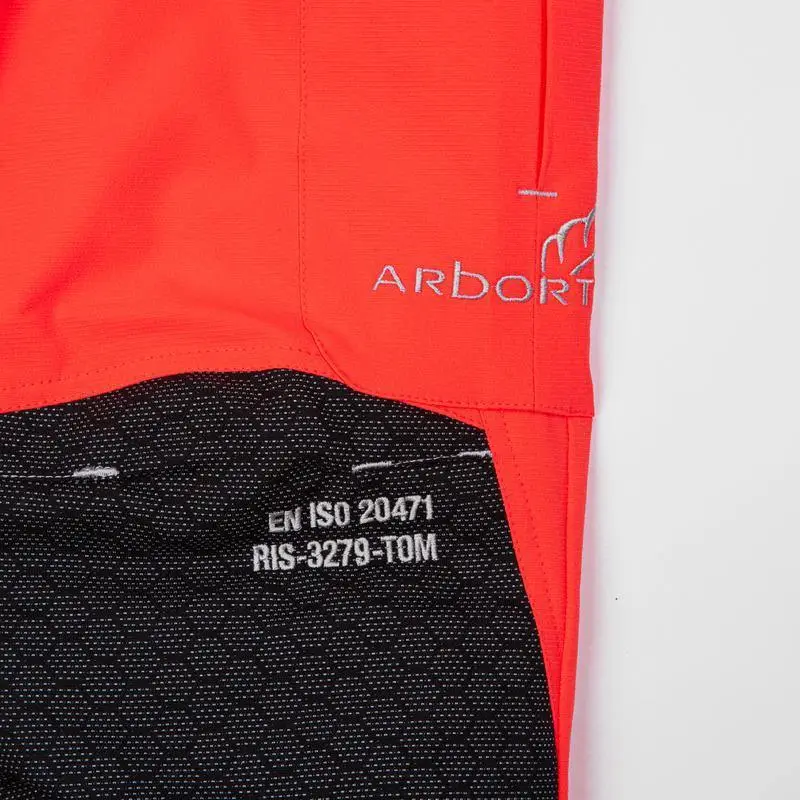 Arbortec Breatheflex Pro Chainsaw Trousers Hi Vis Orange - Type A - Image 3