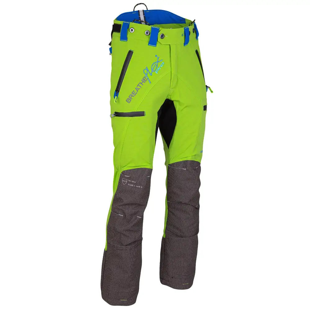 Arbortec Breatheflex Pro Chainsaw Trousers Lime - Type A - Image 4