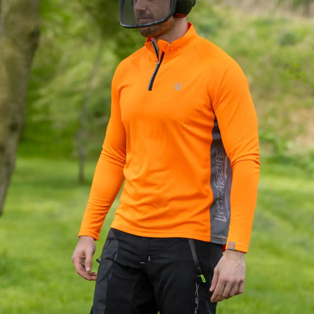 Arbortec Performance Orange T-Shirt - Long Sleeve