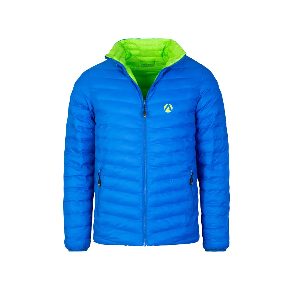 Arbortec Reversible Puffer Jacket - Blue/Lime - Image 3