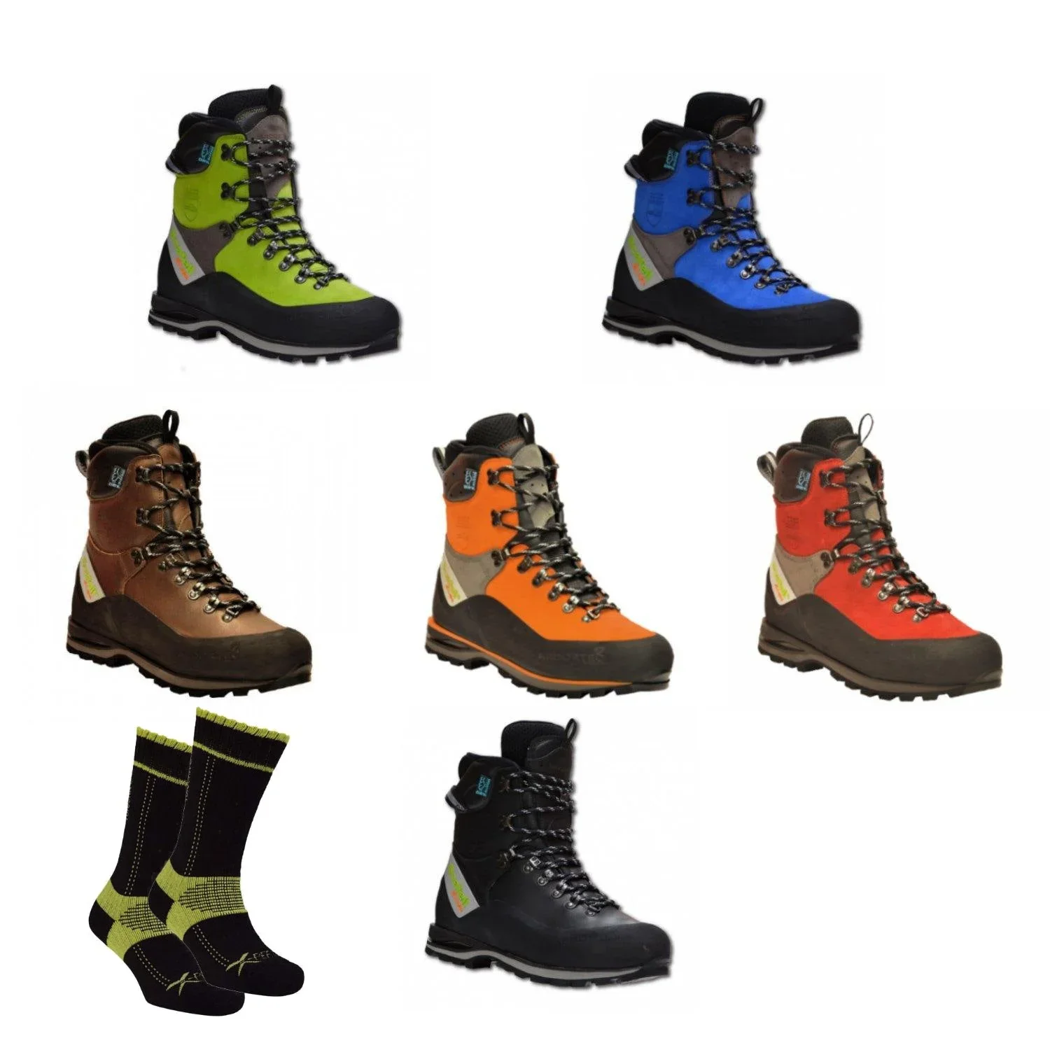 Arbortec Scafell Lite Chainsaw Boots (Free Socks) - Orange - Image 3