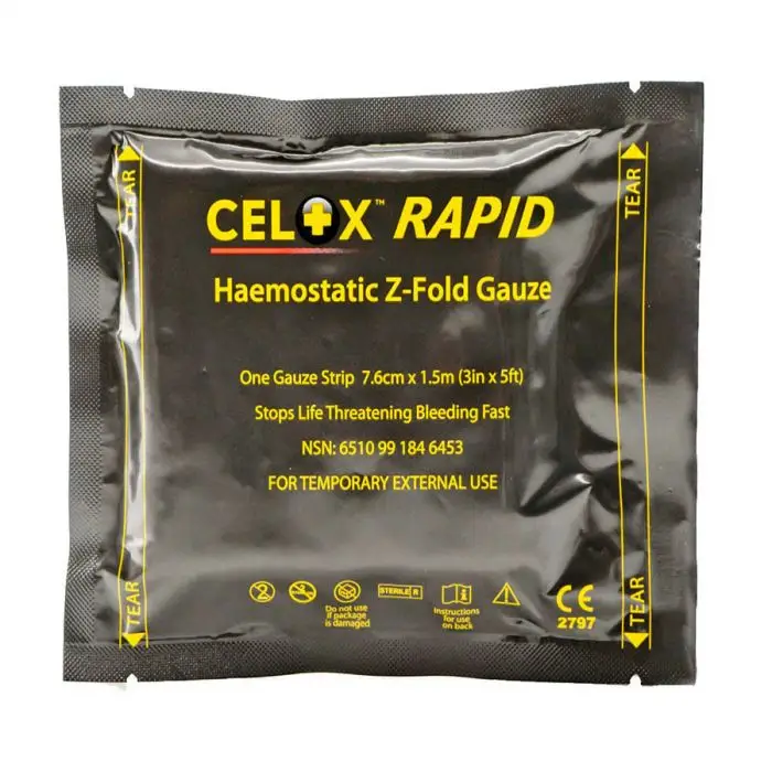 Celox Rapid Z-Fold Gauze - Image 2