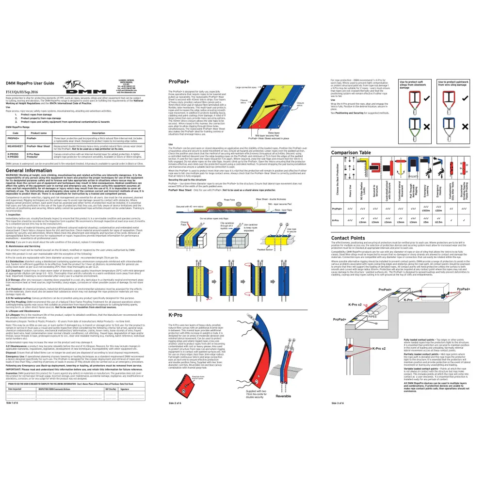 DMM ProPad+ WEARSHEET - Image 2