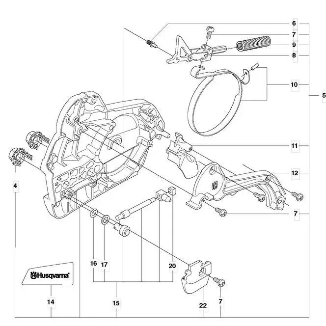 Clutch Cover - Husqvarna 550 XP / 560 XP - Image 3