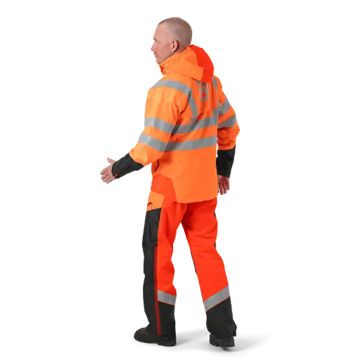 Husqvarna Rain Jacket Vent Hi-Viz - Technical - Image 3