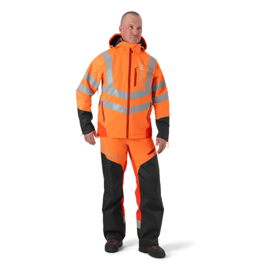 Husqvarna Rain Jacket Vent Hi-Viz - Technical - Image 4