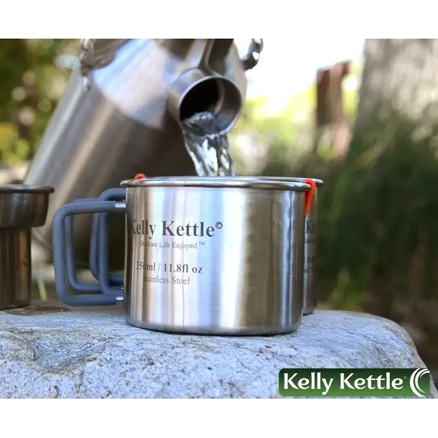 Kelly Kettle Camping Cup Set (350 & 500ml) - Image 3