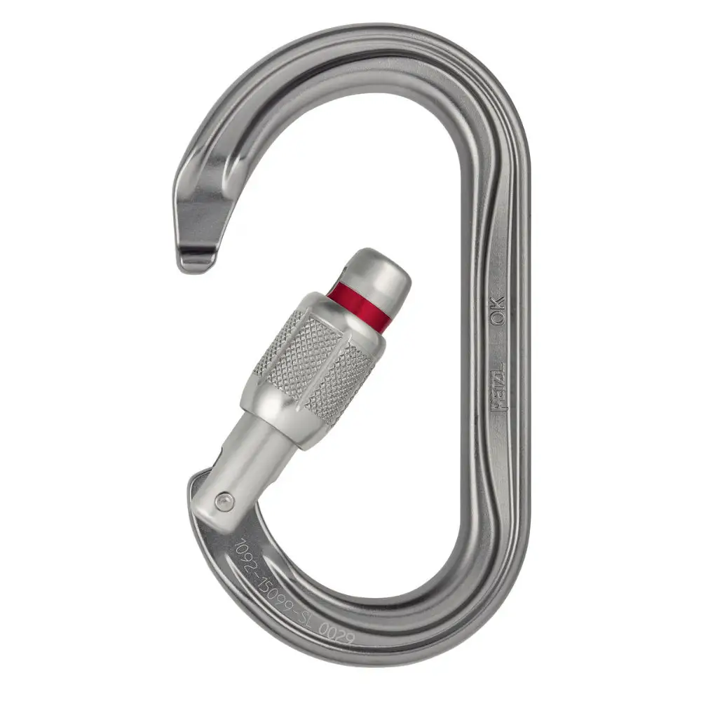 Petzl OK Oval Carabiner - Screwgate - Image 5