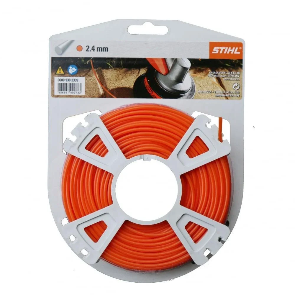 Stihl Round Orange Strimmer Line - 2.4mm