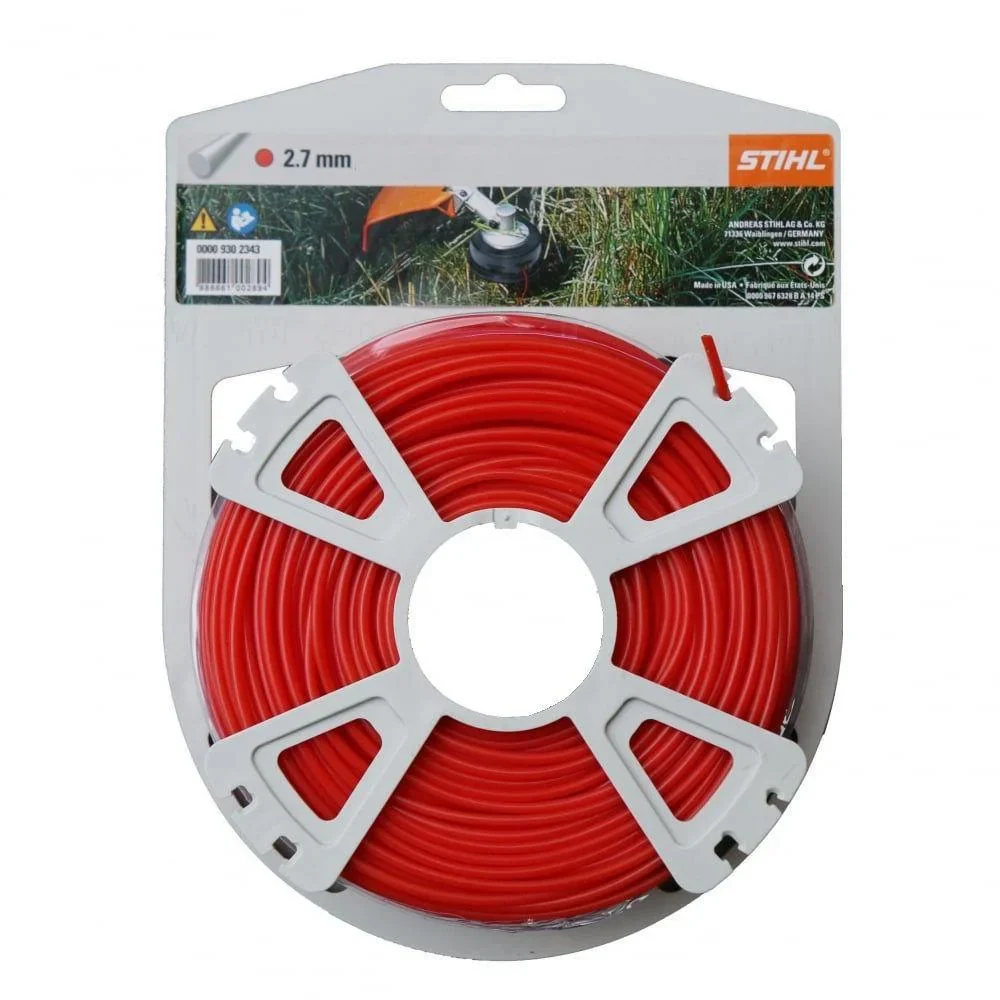 Stihl Round Red Strimmer Line - 2.7mm